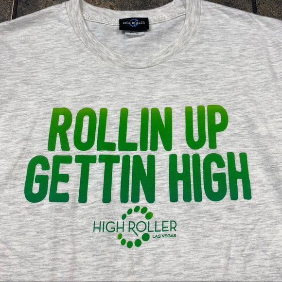 VTG 90’s 00’s High Roller Las Vegas Short Sleeve T-Shirt Size Small - Picture 2 of 3